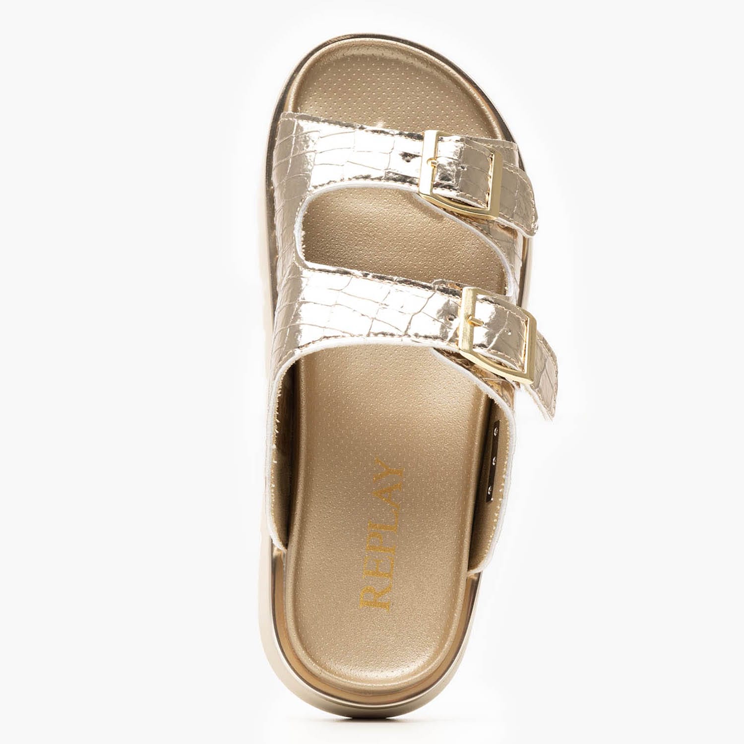 Γυναικεία Flats Muddy.Cocco Χρυσό ECOleather Replay Γυναικεία Flats Muddy.Cocco Χρυσό ECOleather Replay