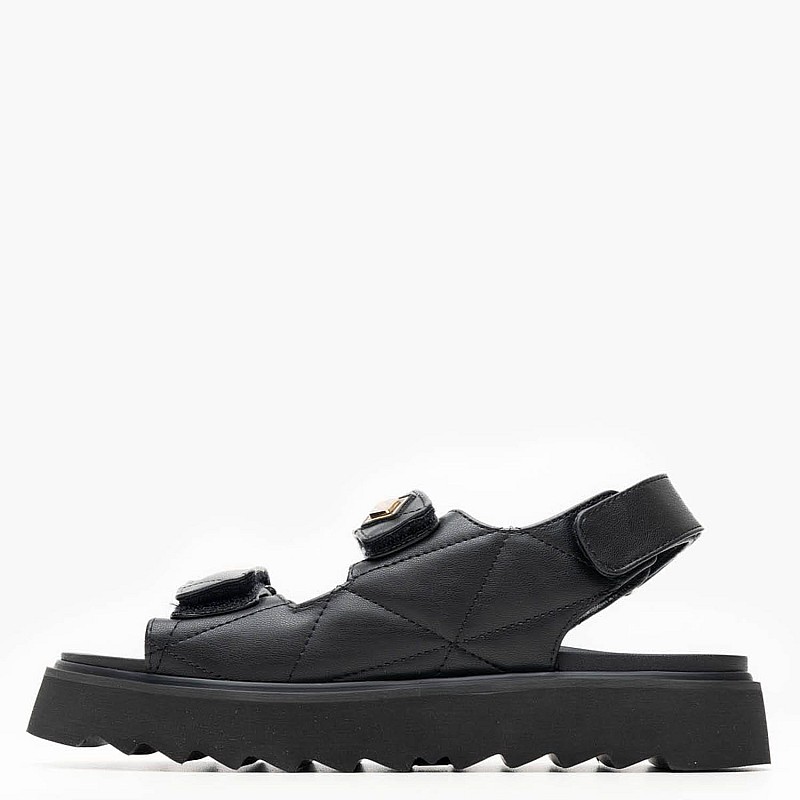 Women Platforms Low New.Alicante Black ECOleather Replay