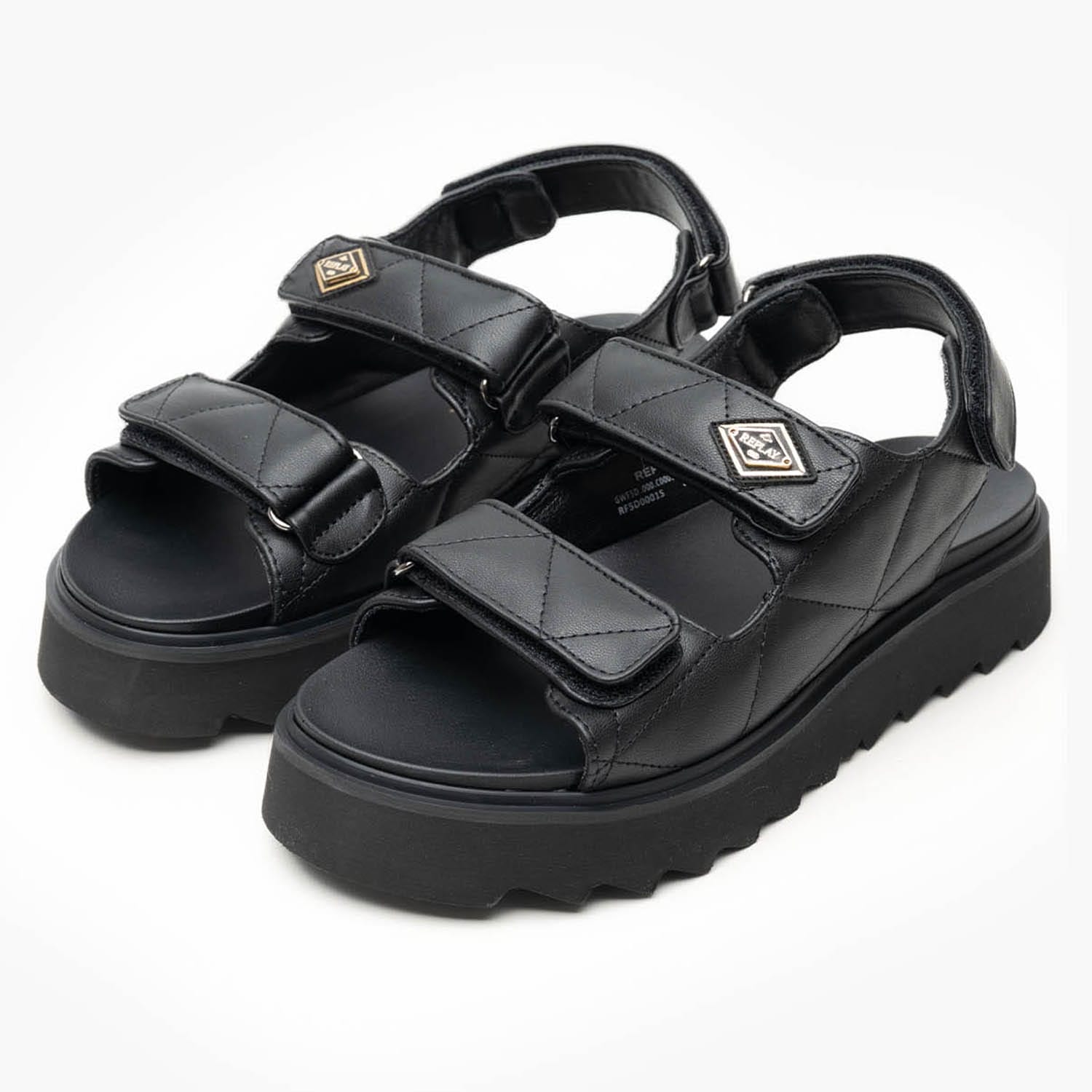 Γυναικείες Πλατφόρμες Χαμηλές New.Alicante Μαύρο ECOleather Replay Γυναικείες Πλατφόρμες Χαμηλές New.Alicante Μαύρο ECOleather Replay