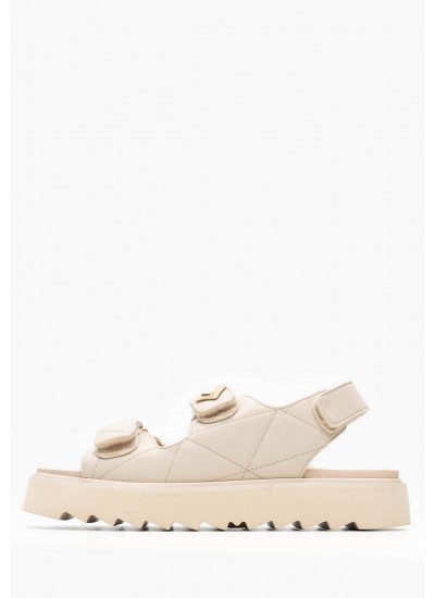 Γυναικείες Πλατφόρμες Χαμηλές New.Alicante Μπεζ ECOleather Replay