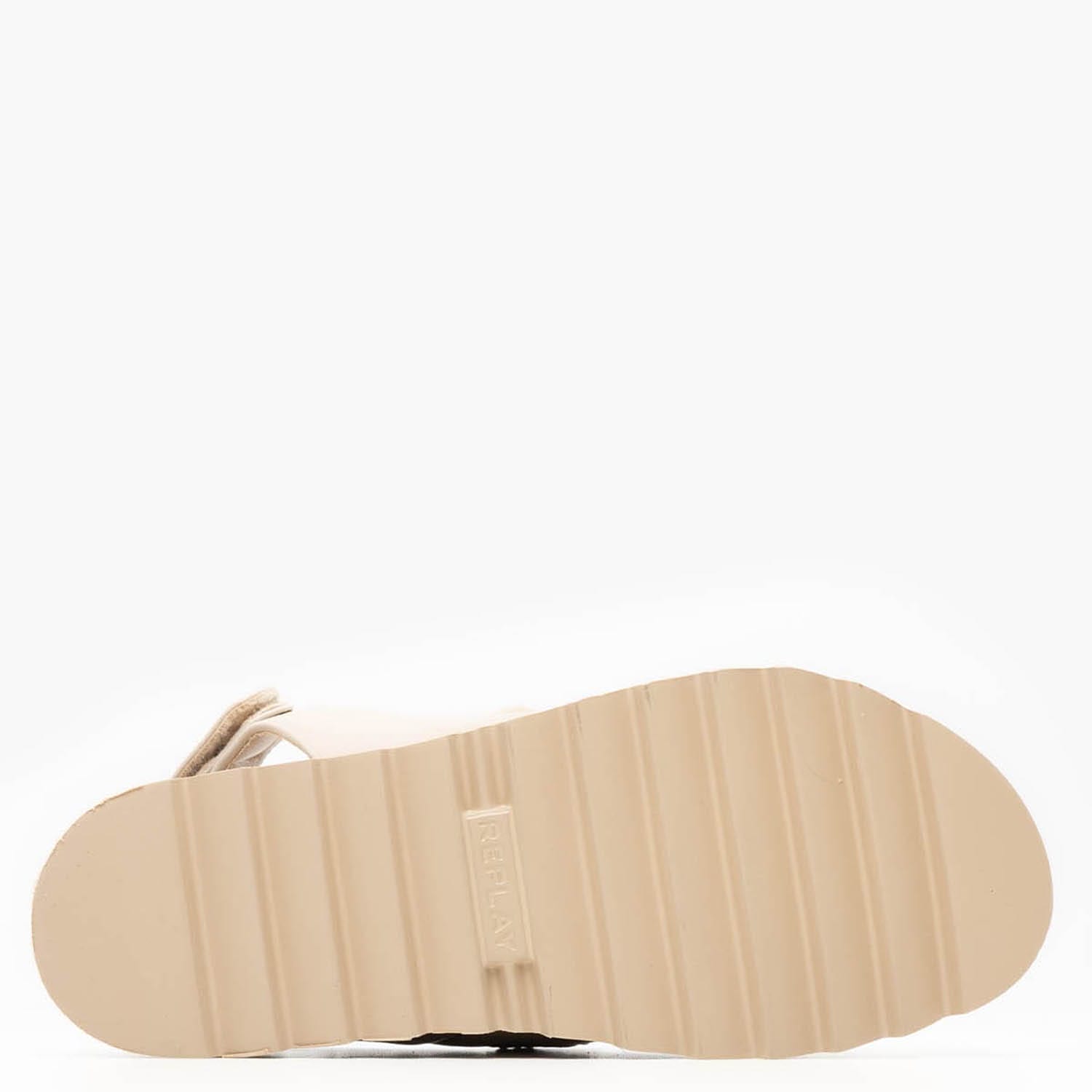 Women Platforms Low New.Alicante Beige ECOleather Replay Women Platforms Low New.Alicante Beige ECOleather Replay