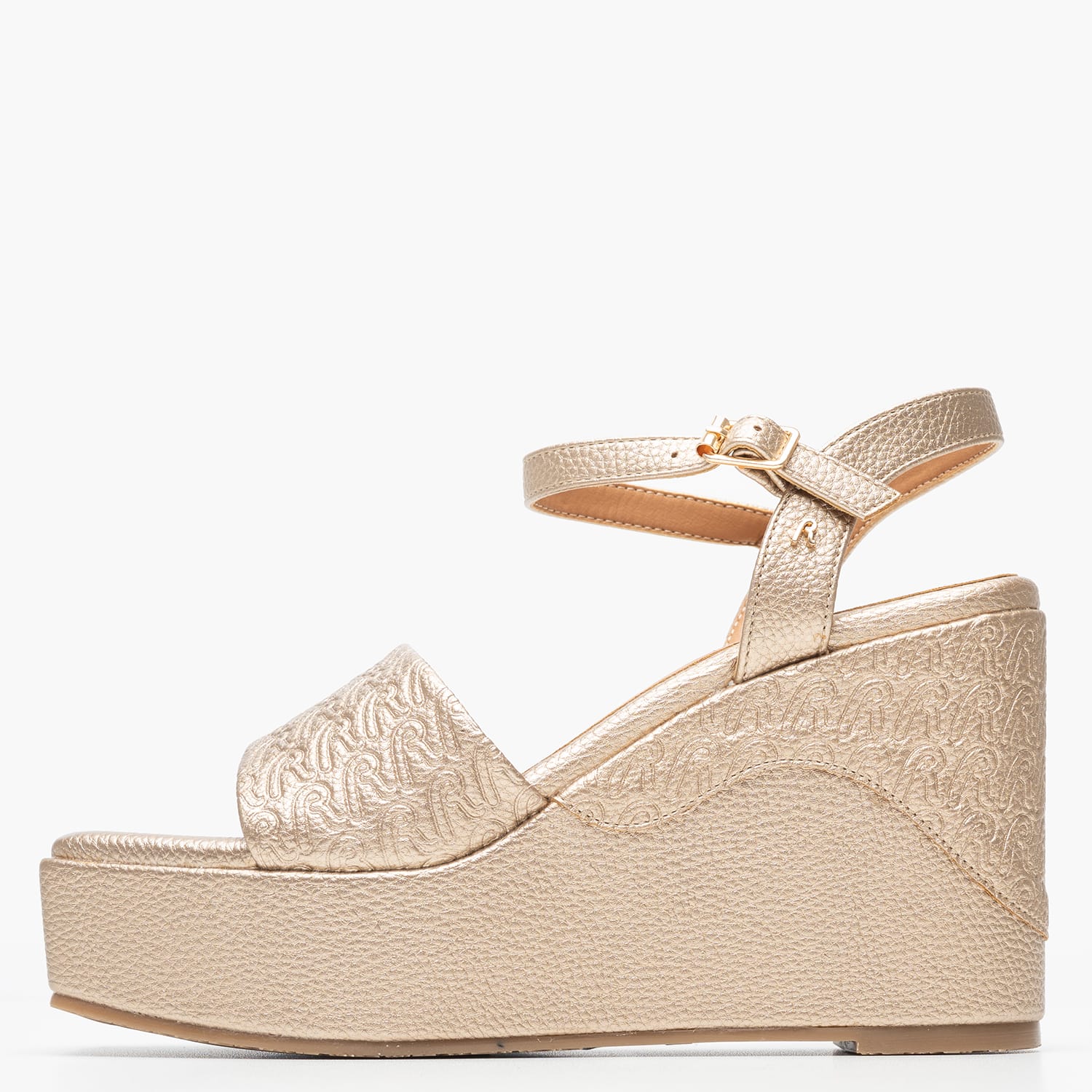 Γυναικείες Πλατφόρμες Ψηλές Noelle.Tone Χρυσό ECOleather Replay