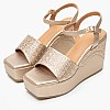 Women Platforms High Noelle.Tone Gold ECOleather Replay Women Platforms High Noelle.Tone Gold ECOleather Replay