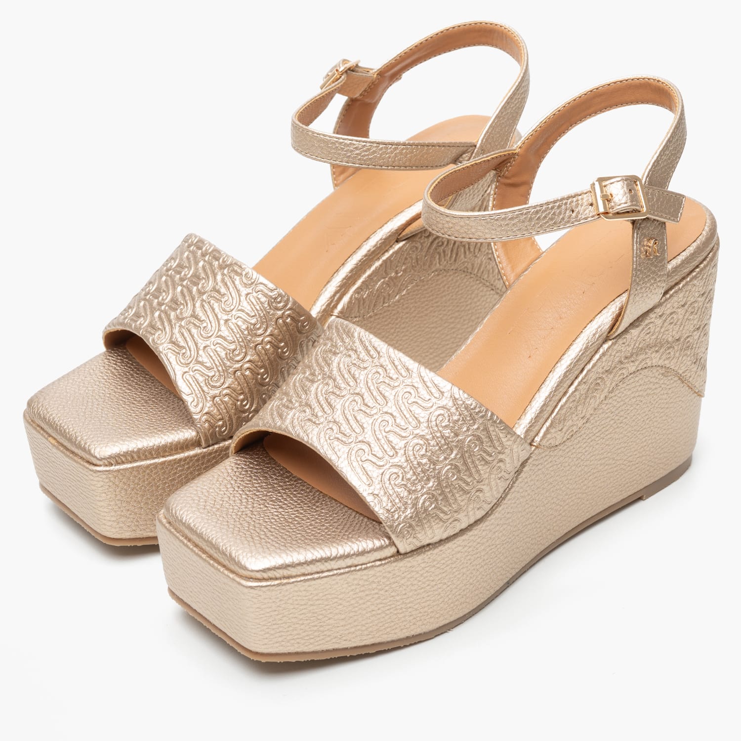 Women Platforms High Noelle.Tone Gold ECOleather Replay Women Platforms High Noelle.Tone Gold ECOleather Replay