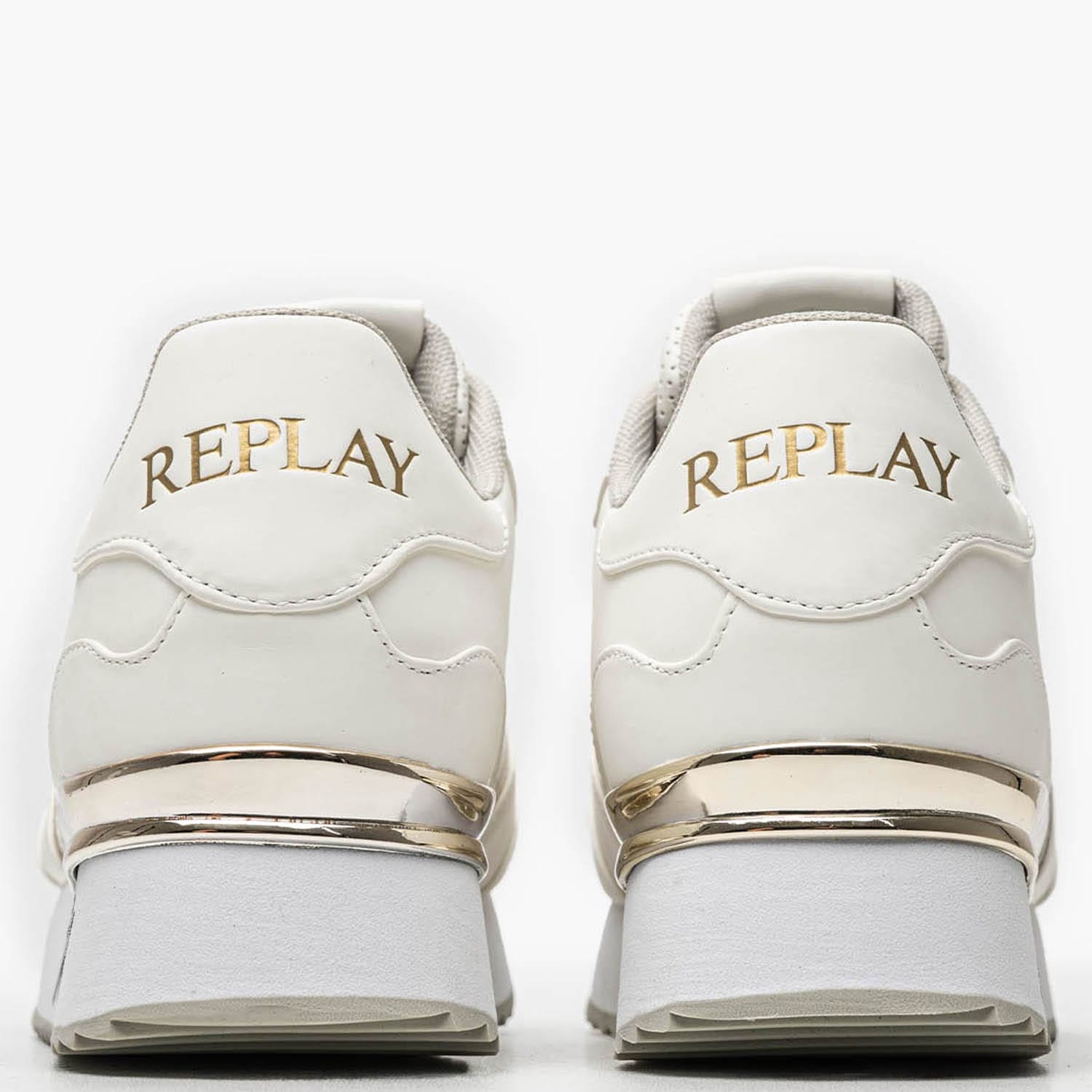 Γυναικεία Παπούτσια Casual Penny.Pierce Άσπρο ECOleather Replay Γυναικεία Παπούτσια Casual Penny.Pierce Άσπρο ECOleather Replay