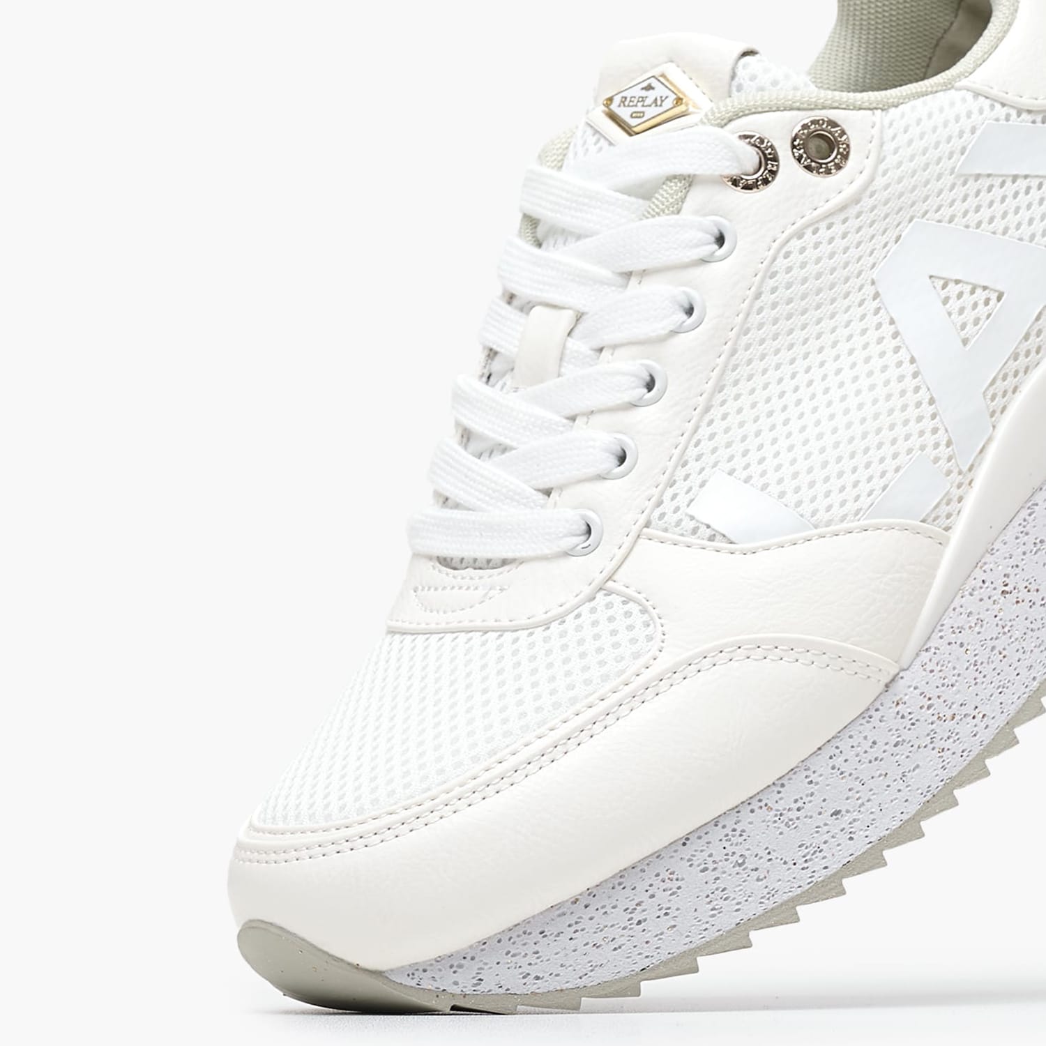 Γυναικεία Παπούτσια Casual Penny.Wave2 Άσπρο ECOleather-Ύφασμα Replay