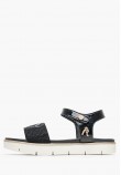 Παιδικές Σαγιονάρες & Πέδιλα Sandal.5 Μαύρο ECOleather Replay