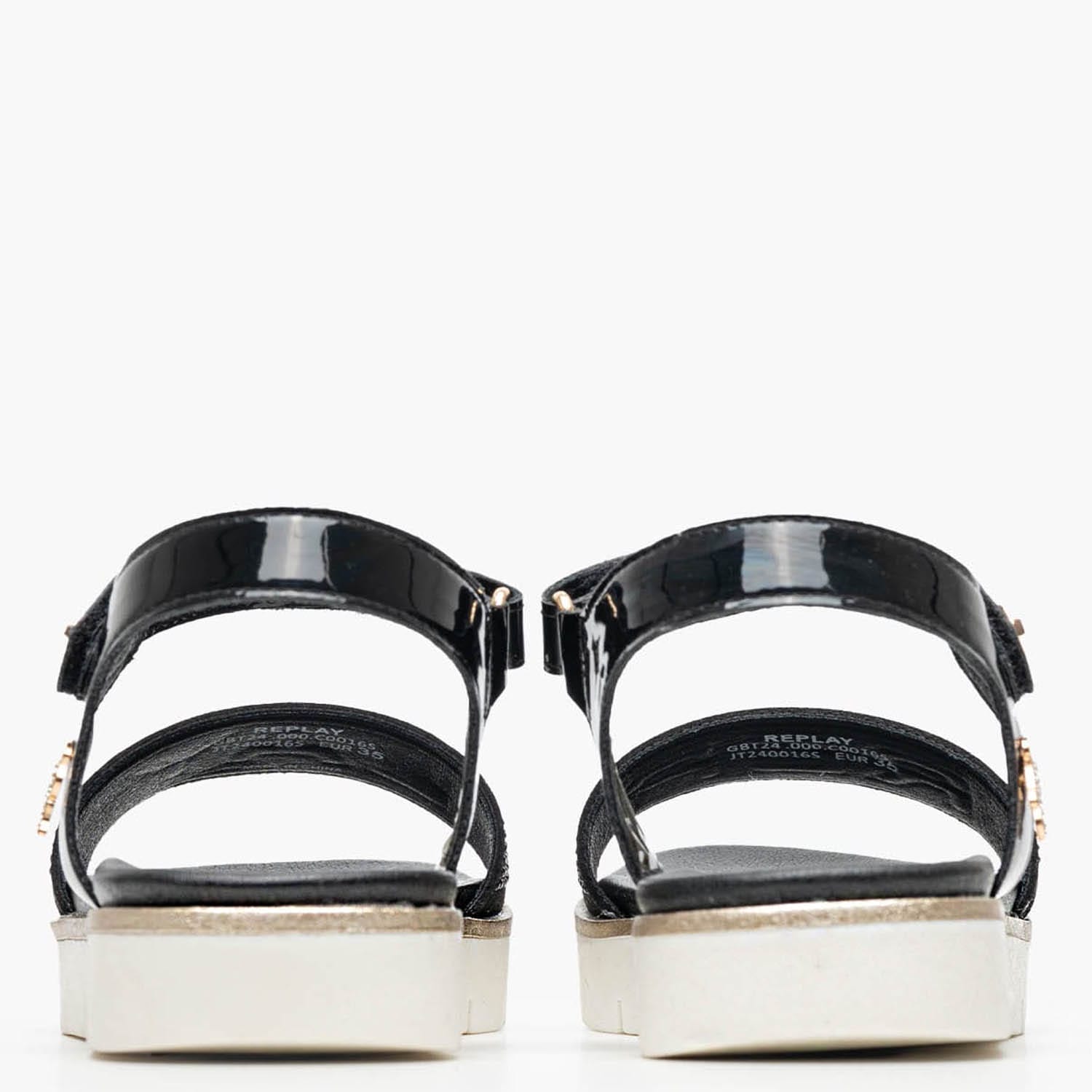 Παιδικές Σαγιονάρες & Πέδιλα Sandal.5 Μαύρο ECOleather Replay Παιδικές Σαγιονάρες & Πέδιλα Sandal.5 Μαύρο ECOleather Replay