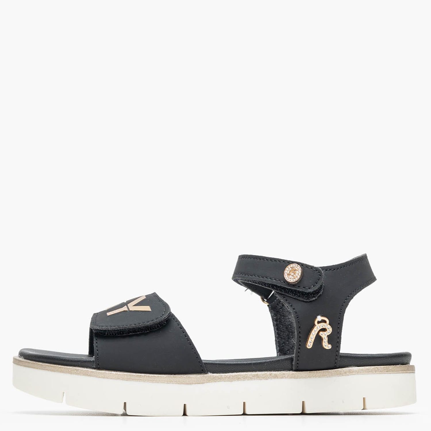 Παιδικές Σαγιονάρες & Πέδιλα Sandal.6 Μαύρο ECOleather Replay