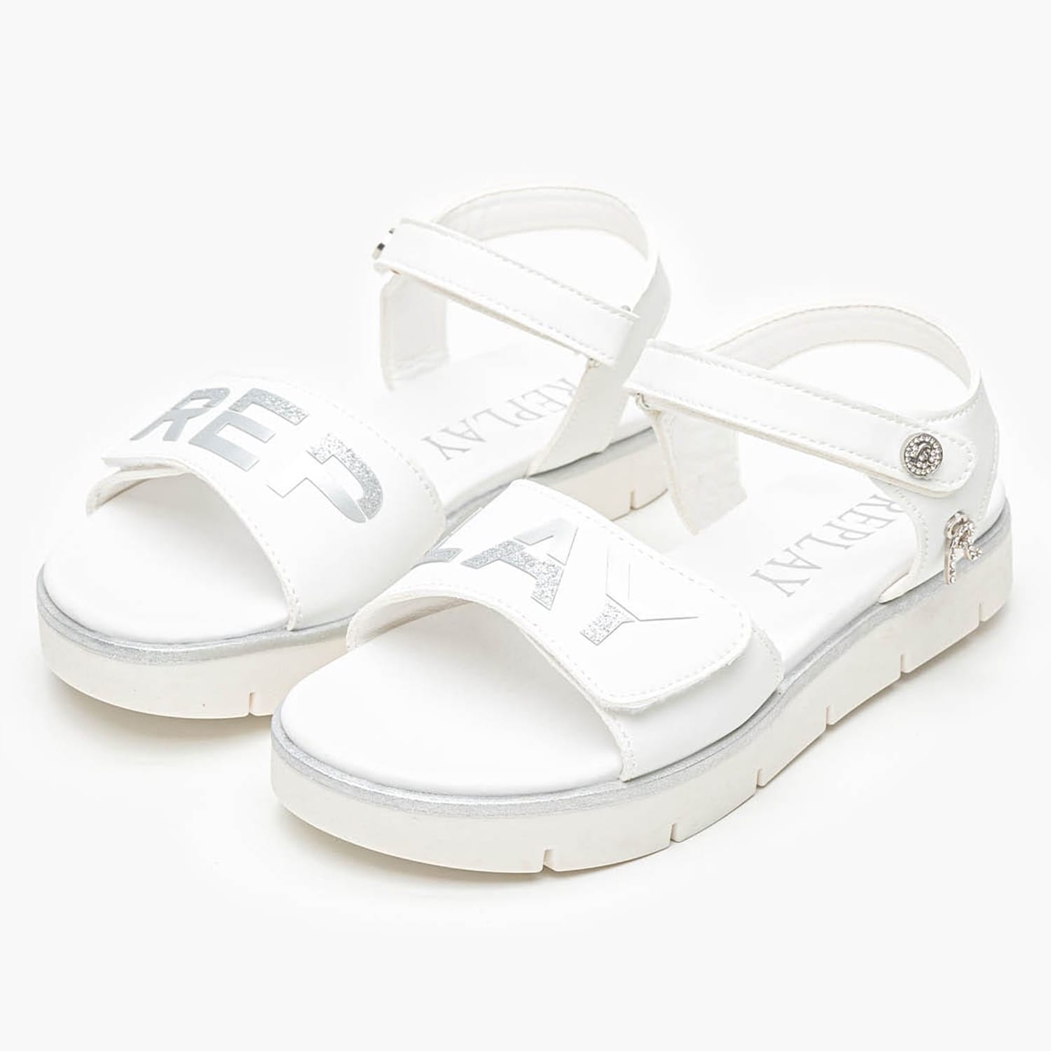 Παιδικές Σαγιονάρες & Πέδιλα Sandal.6 Άσπρο ECOleather Replay Παιδικές Σαγιονάρες & Πέδιλα Sandal.6 Άσπρο ECOleather Replay