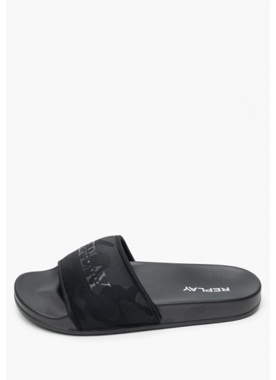 Ανδρικές Σαγιονάρες & Πέδιλα Arizona.Bs.Nman Μαύρο ECOleather Birkenstock