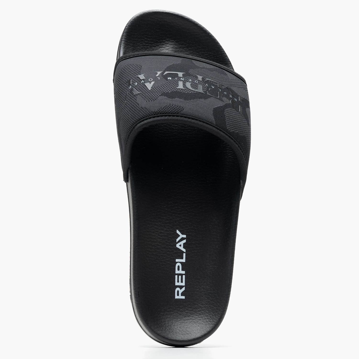Men Flip Flops & Sandals Up.Hidden Black Fabric Replay Men Flip Flops & Sandals Up.Hidden Black Fabric Replay