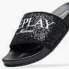 Women Flip Flops & Sandals Up.Tone Black ECOleather Replay