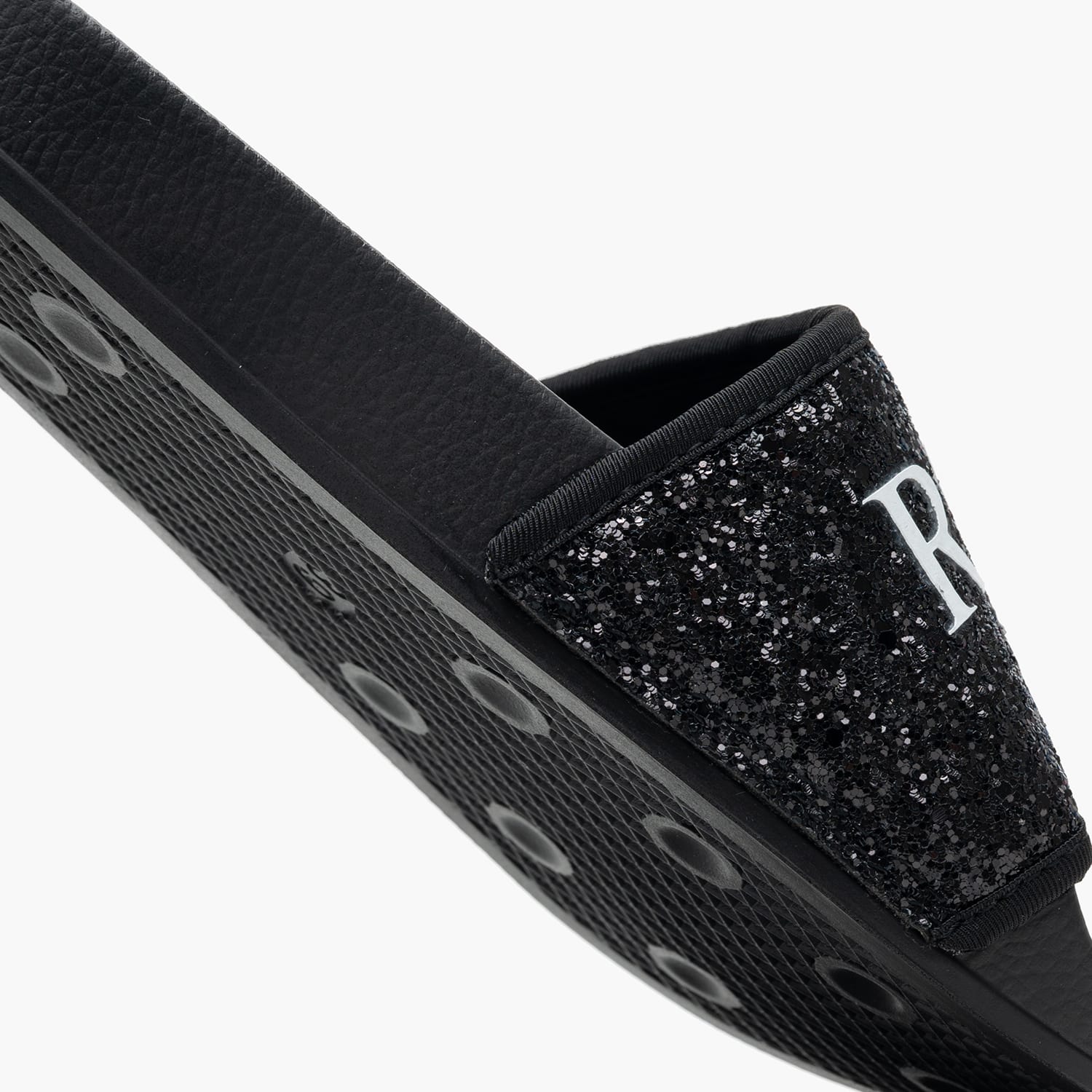 Women Flip Flops & Sandals Up.Tone Black ECOleather Replay