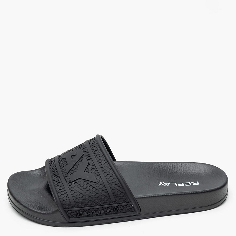 Ανδρικές Σαγιονάρες & Πέδιλα Up.Total Μαύρο ECOleather Replay
