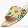 Γυναικεία Flats Sk20 Μπεζ Ύφασμα Mortoglou Γυναικεία Flats Sk20 Μπεζ Ύφασμα Mortoglou