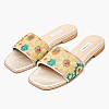 Γυναικεία Flats Sk20 Μπεζ Ύφασμα Mortoglou Γυναικεία Flats Sk20 Μπεζ Ύφασμα Mortoglou