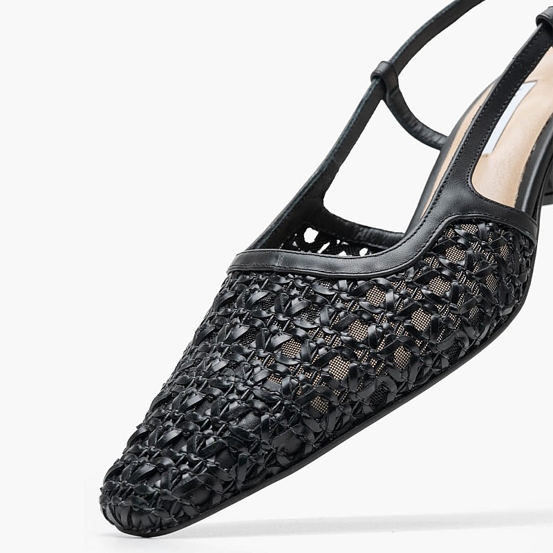 Women Pumps & Peeptoes Low Sk301 Black Mat Mortoglou