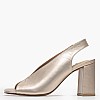 Women Sandals Sk500 Platinum Leather Mortoglou Women Sandals Sk500 Platinum Leather Mortoglou