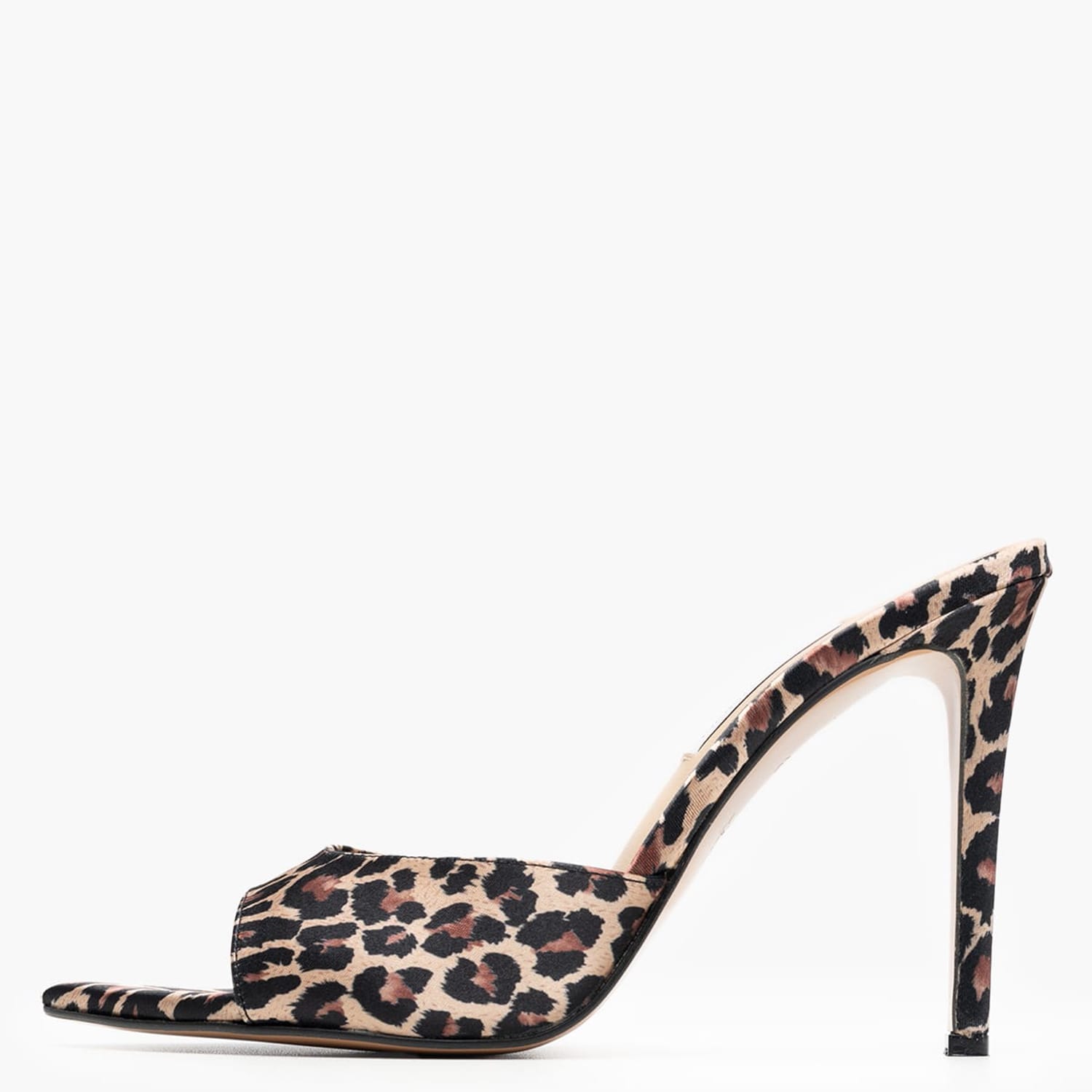 Women Mules Sk9018 Leopard Fabric Mortoglou