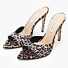 Γυναικεία Mules Sk9018 Leopard Ύφασμα Mortoglou