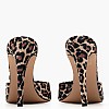 Γυναικεία Mules Sk9018 Leopard Ύφασμα Mortoglou
