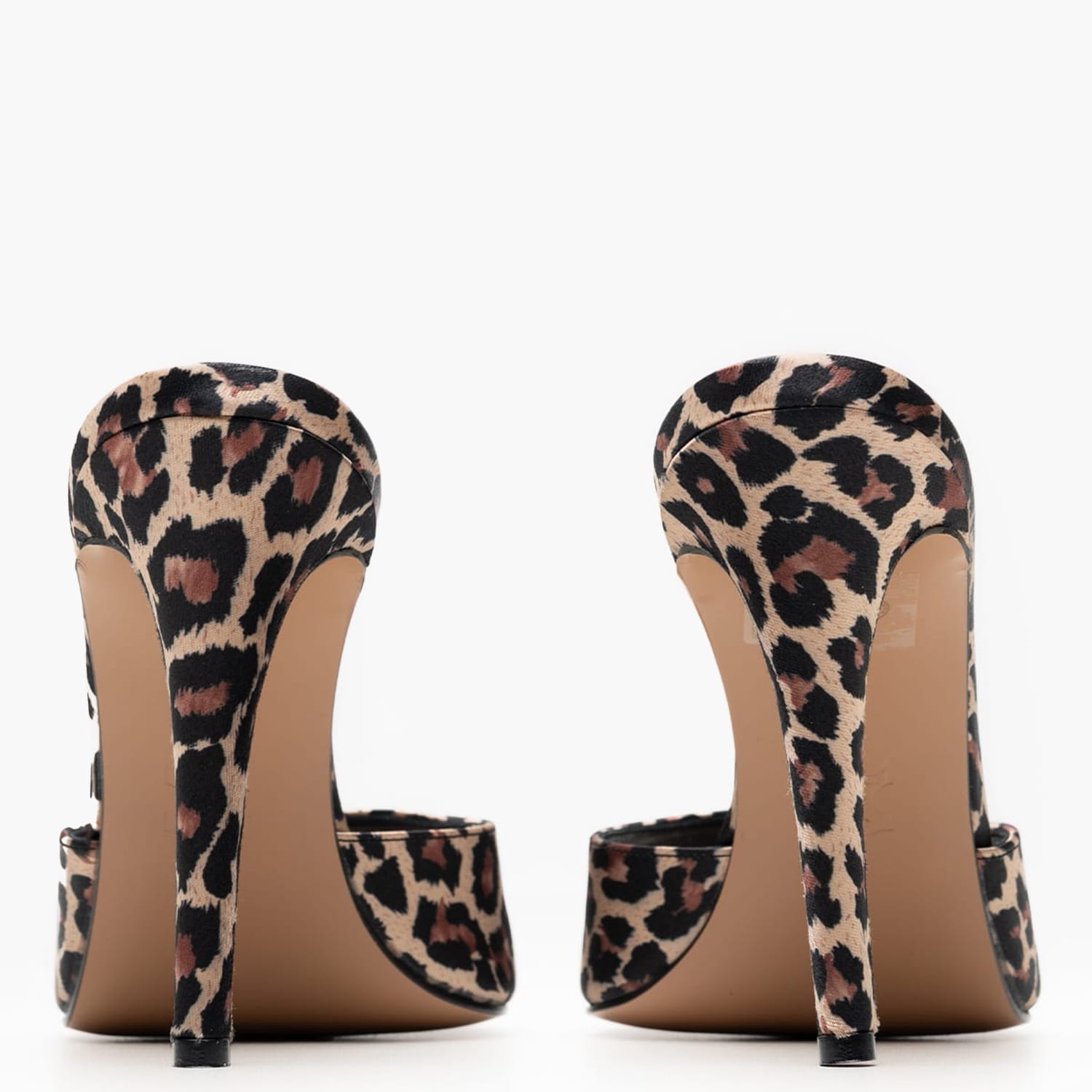 Γυναικεία Mules Sk9018 Leopard Ύφασμα Mortoglou