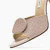 Γυναικεία Mules Sk9029 Nude Ύφασμα Mortoglou Γυναικεία Mules Sk9029 Nude Ύφασμα Mortoglou