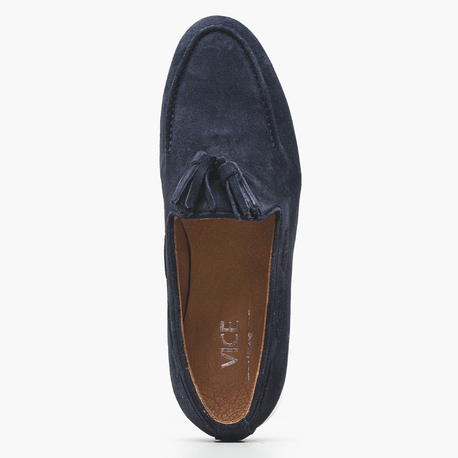 Men Moccasins 51406 Blue Buckskin Vice Men Moccasins 51406 Blue Buckskin Vice