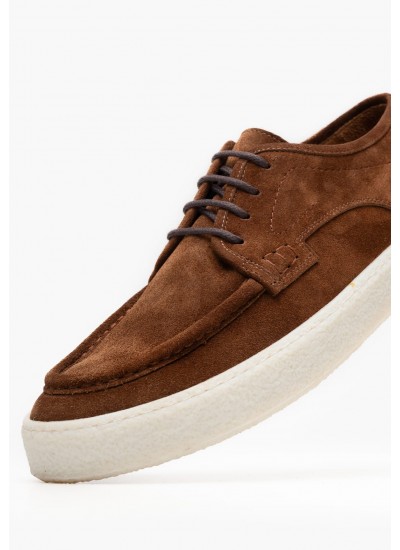 Ανδρικά Παπούτσια Δετά A7521 Μαύρο Δέρμα Boss shoes