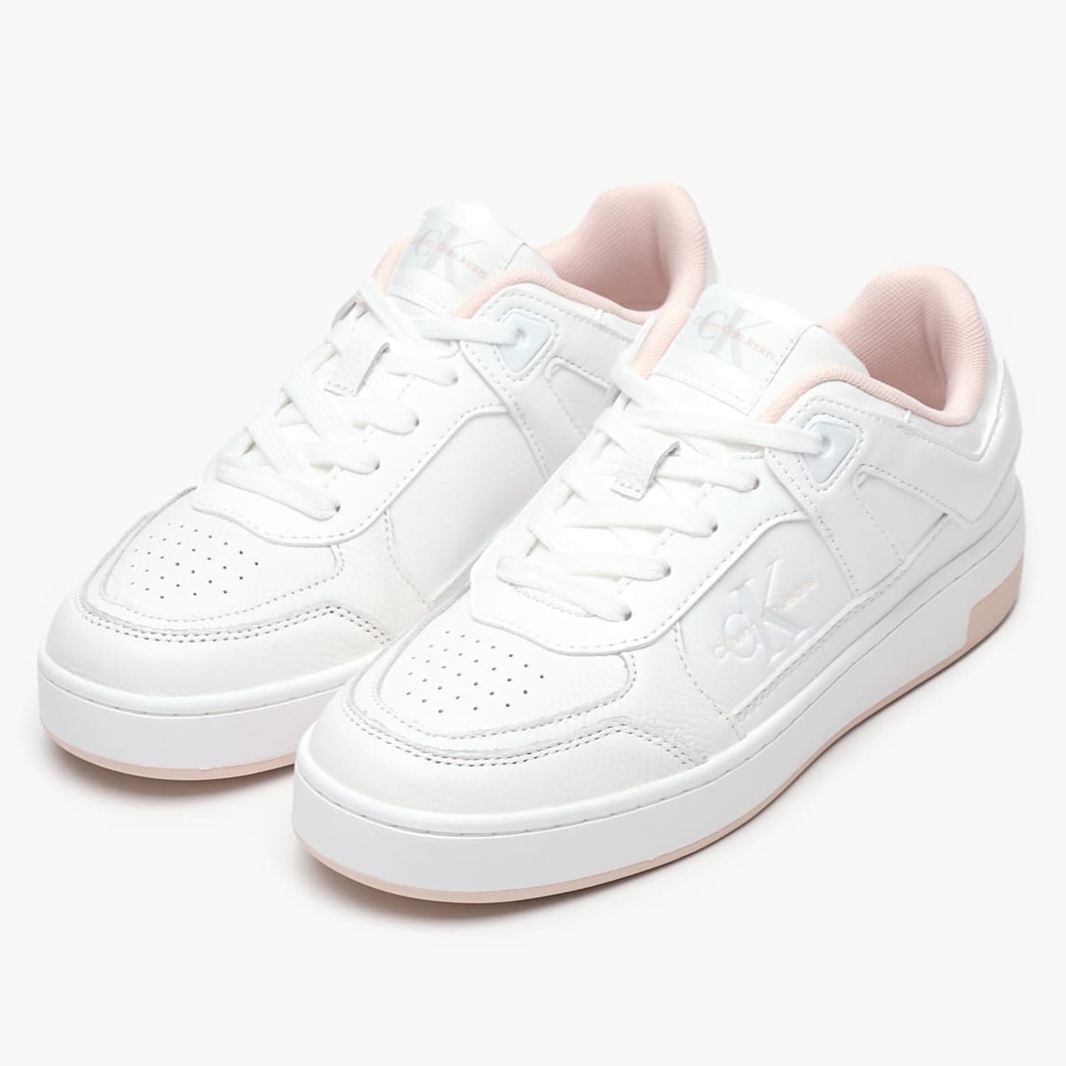 Γυναικεία Παπούτσια Casual Basket.Lowmix Άσπρο Δέρμα Calvin Klein Γυναικεία Παπούτσια Casual Basket.Lowmix Άσπρο Δέρμα Calvin Klein