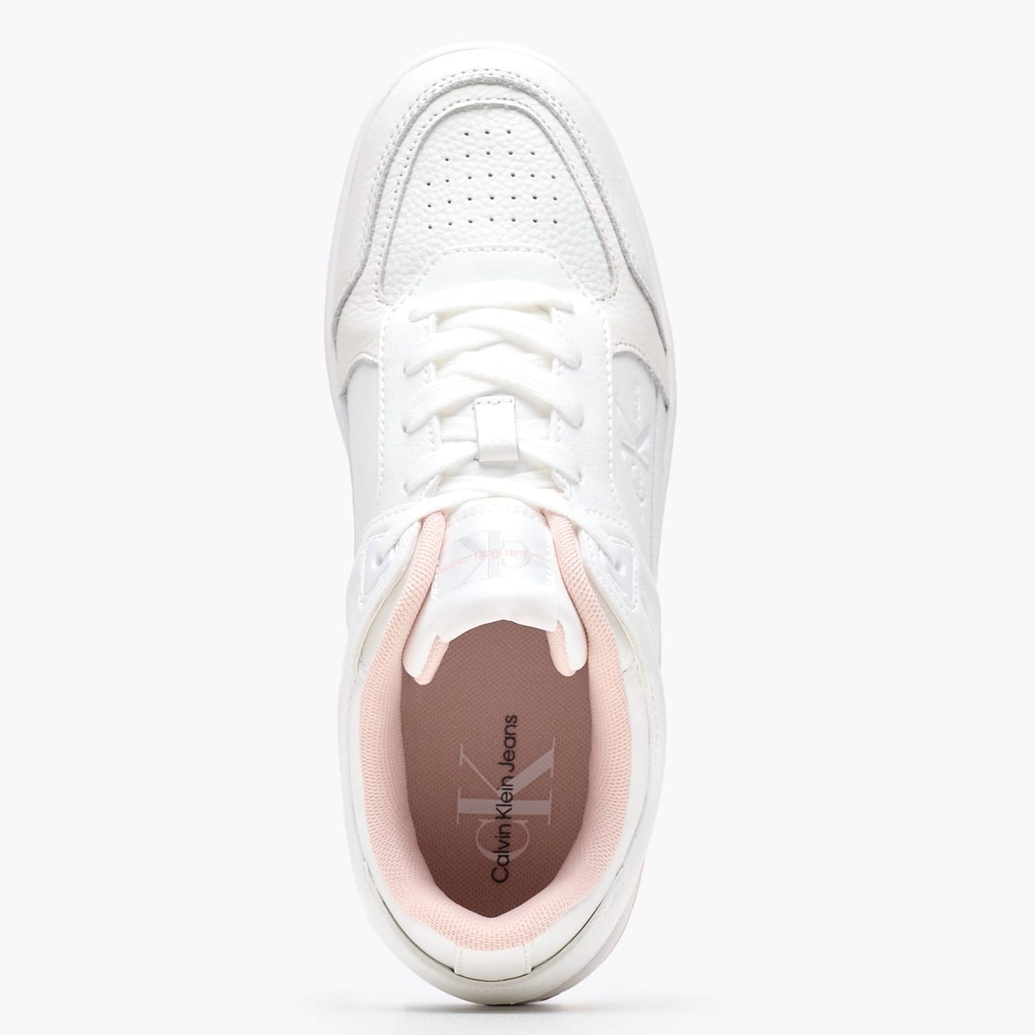 Γυναικεία Παπούτσια Casual Basket.Lowmix Άσπρο Δέρμα Calvin Klein Γυναικεία Παπούτσια Casual Basket.Lowmix Άσπρο Δέρμα Calvin Klein