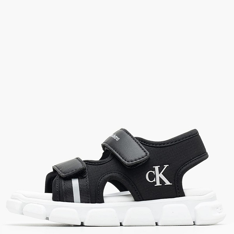 Kids Flip Flops & Sandals Blck.Sand Black Fabric Calvin Klein