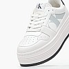Γυναικεία Παπούτσια Casual Bold.Flatf Άσπρο Δέρμα Calvin Klein Γυναικεία Παπούτσια Casual Bold.Flatf Άσπρο Δέρμα Calvin Klein