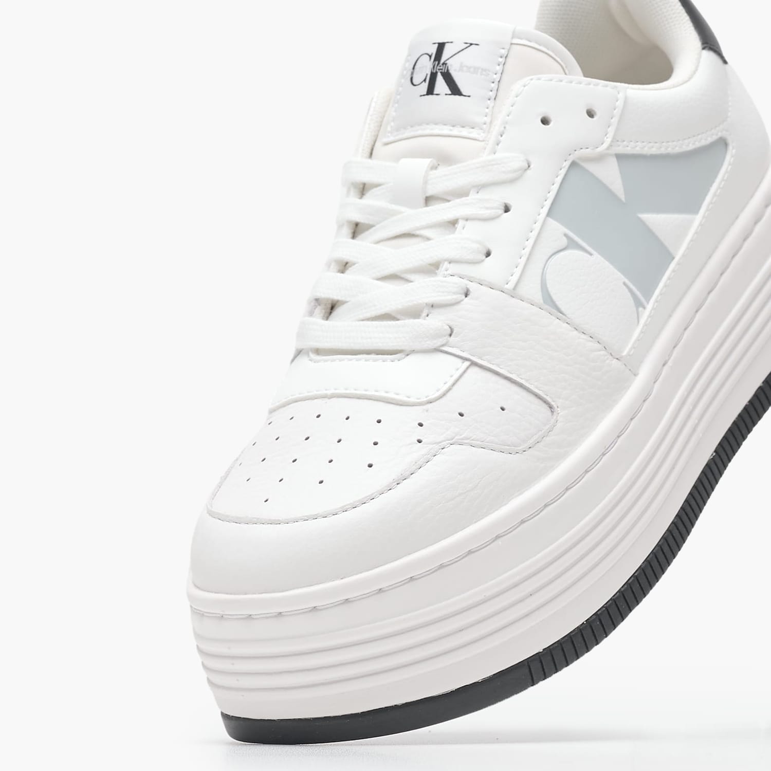Γυναικεία Παπούτσια Casual Bold.Flatf Άσπρο Δέρμα Calvin Klein