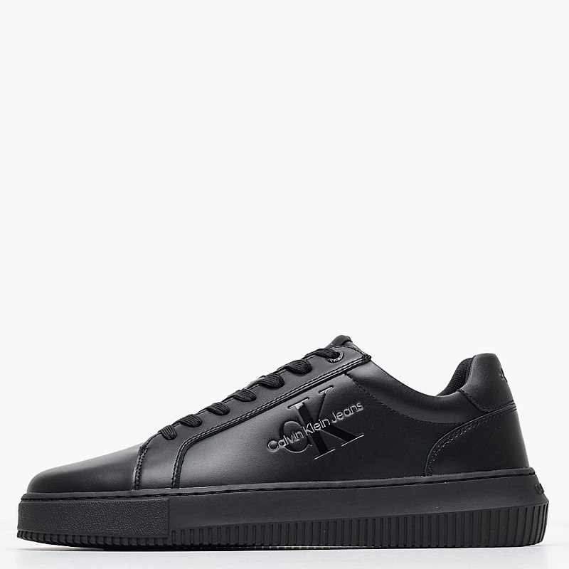 Men Casual Shoes Chunky.Cupsole.B.2 Black Leather Calvin Klein