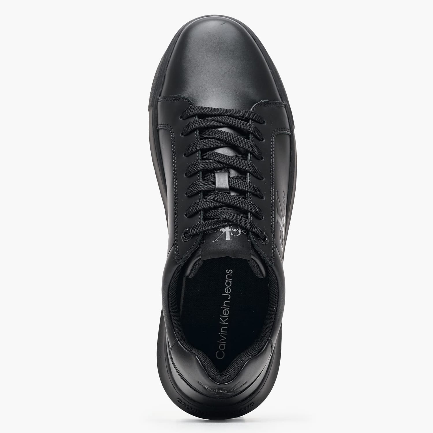 Men Casual Shoes Chunky.Cupsole.B.2 Black Leather Calvin Klein Men Casual Shoes Chunky.Cupsole.B.2 Black Leather Calvin Klein