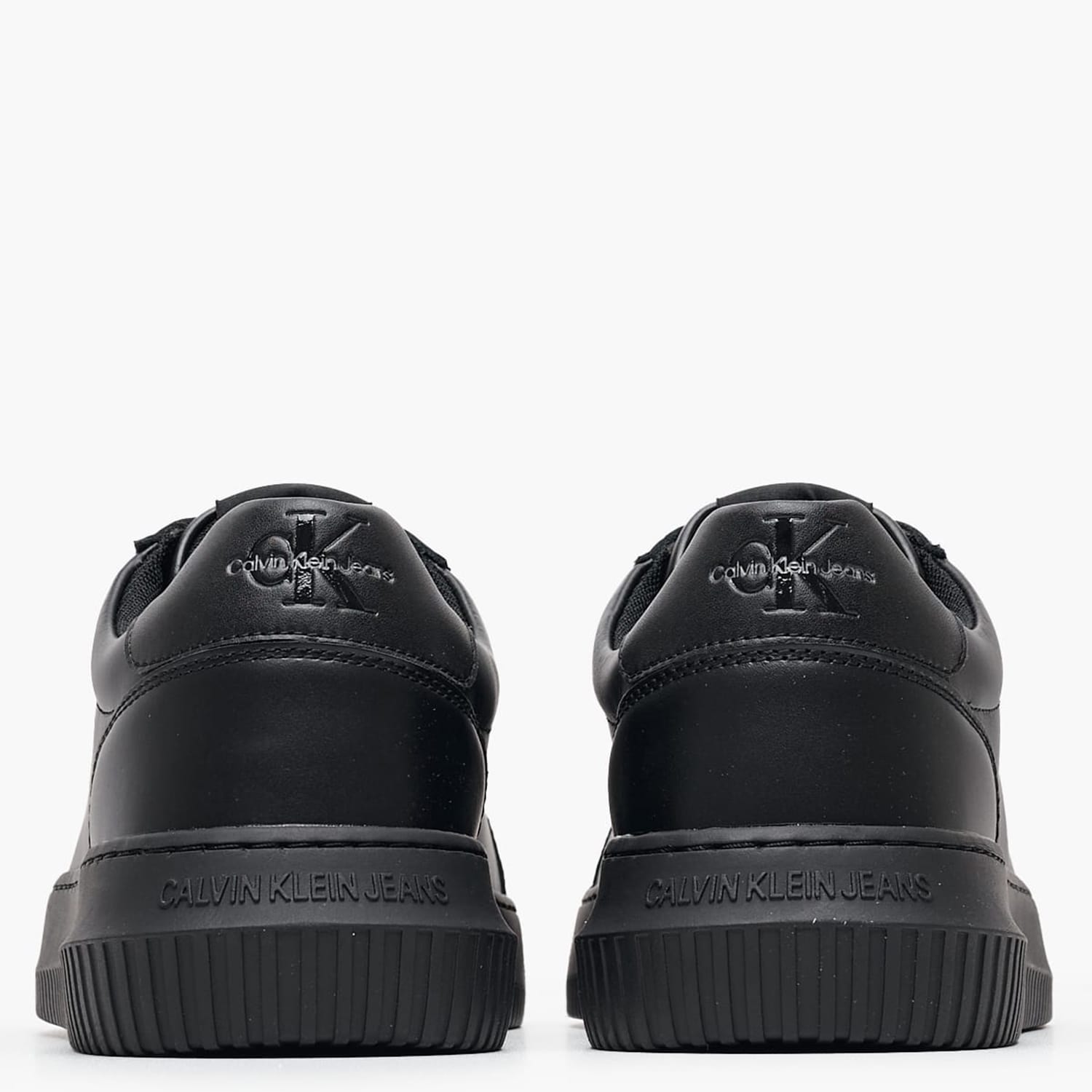 Men Casual Shoes Chunky.Cupsole.B.2 Black Leather Calvin Klein Men Casual Shoes Chunky.Cupsole.B.2 Black Leather Calvin Klein