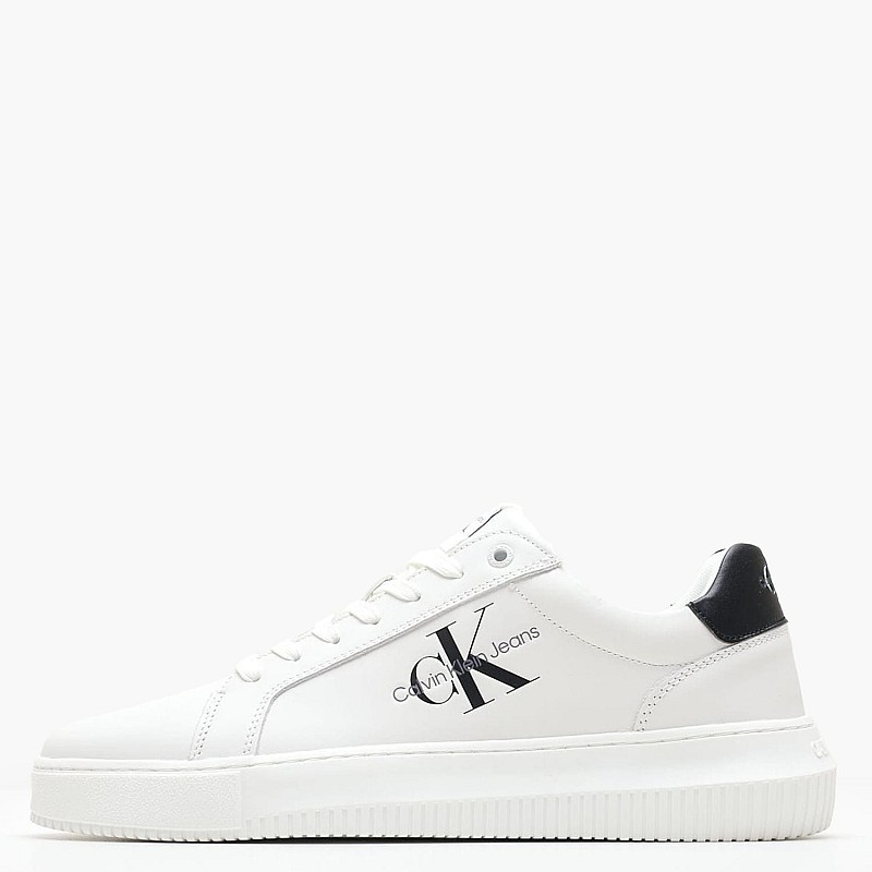 Ανδρικά Παπούτσια Casual Chunky.Cupsole.B.2 Άσπρο Δέρμα Calvin Klein