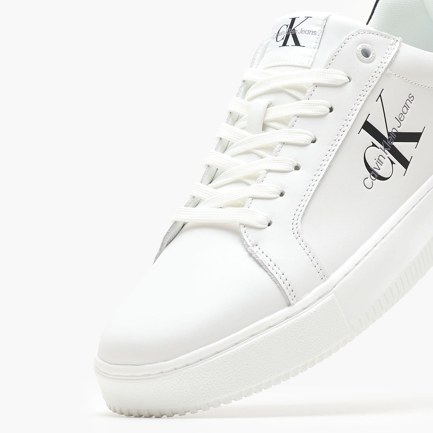 Ανδρικά Παπούτσια Casual Chunky.Cupsole.B.2 Άσπρο Δέρμα Calvin Klein