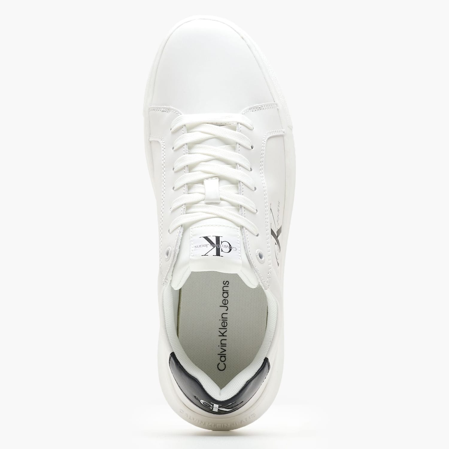 Men Casual Shoes Chunky.Cupsole.B.2 White Leather Calvin Klein Men Casual Shoes Chunky.Cupsole.B.2 White Leather Calvin Klein