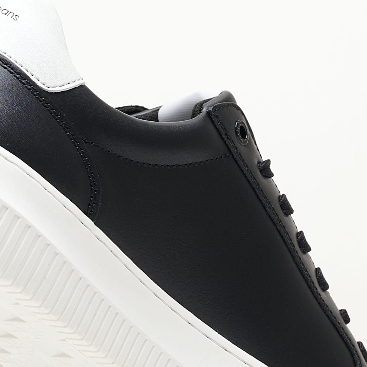 Ανδρικά Παπούτσια Casual Chunky.Cupsole.B Μαύρο Δέρμα Calvin Klein Ανδρικά Παπούτσια Casual Chunky.Cupsole.B Μαύρο Δέρμα Calvin Klein