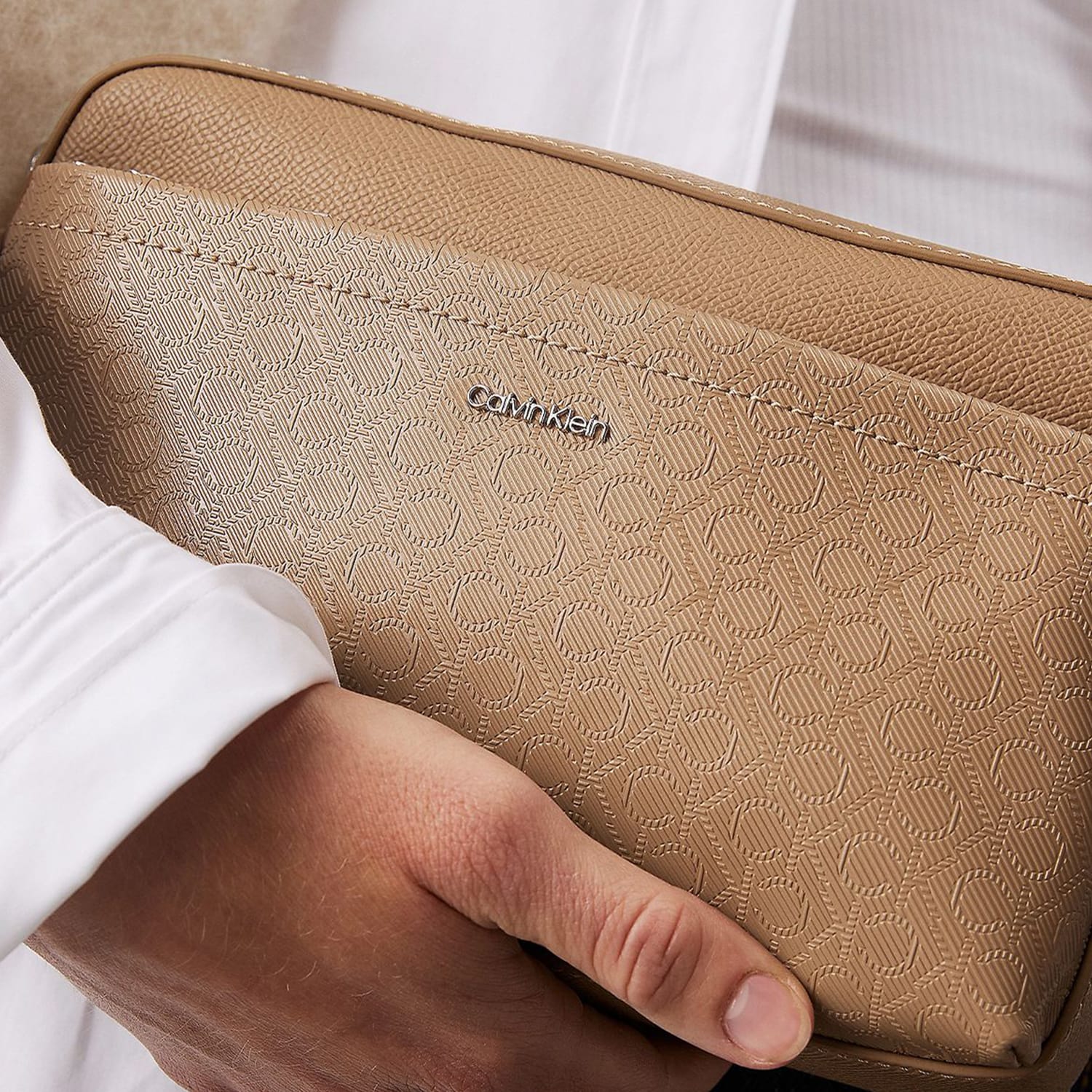 Γυναικείες Τσάντες Conv.Camera Μπεζ ECOleather Calvin Klein