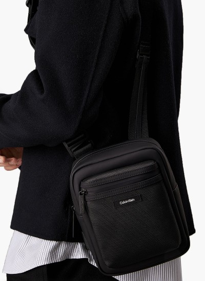 Ανδρικές Τσάντες Ultralight.Reporter Μαύρο ECOleather Calvin Klein