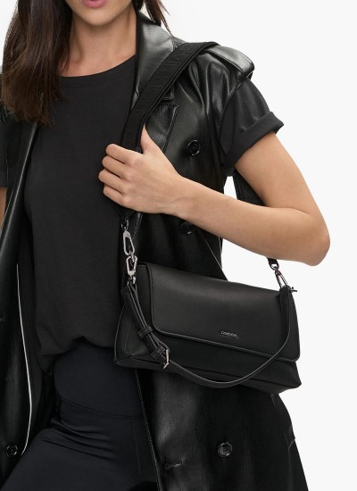 Γυναικείες Ζώνες Bridge.Belt Μαύρο ECOleather Calvin Klein