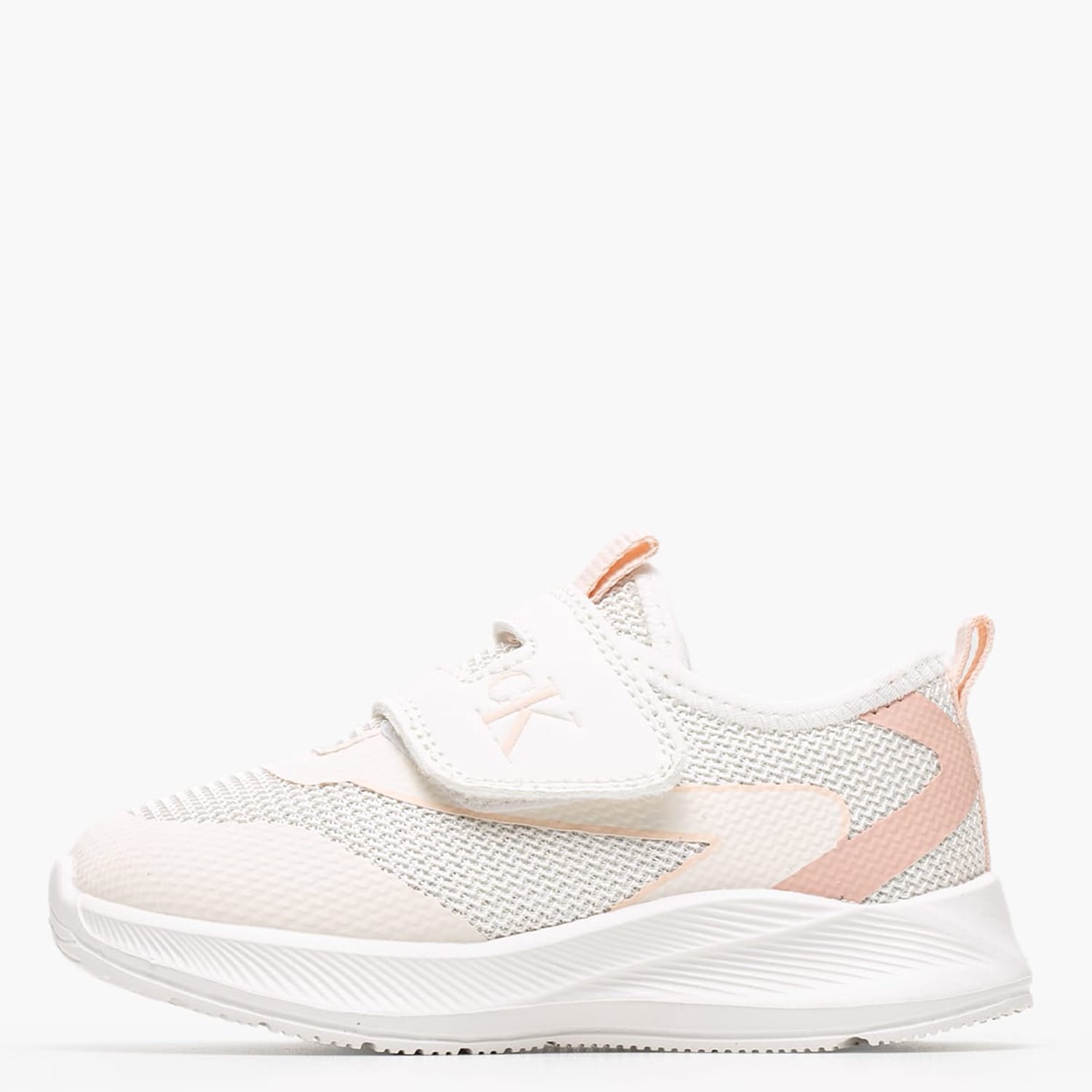 Παιδικά Παπούτσια Casual Cro.Sneaker Άσπρο ECOleather-Ύφασμα Calvin Klein