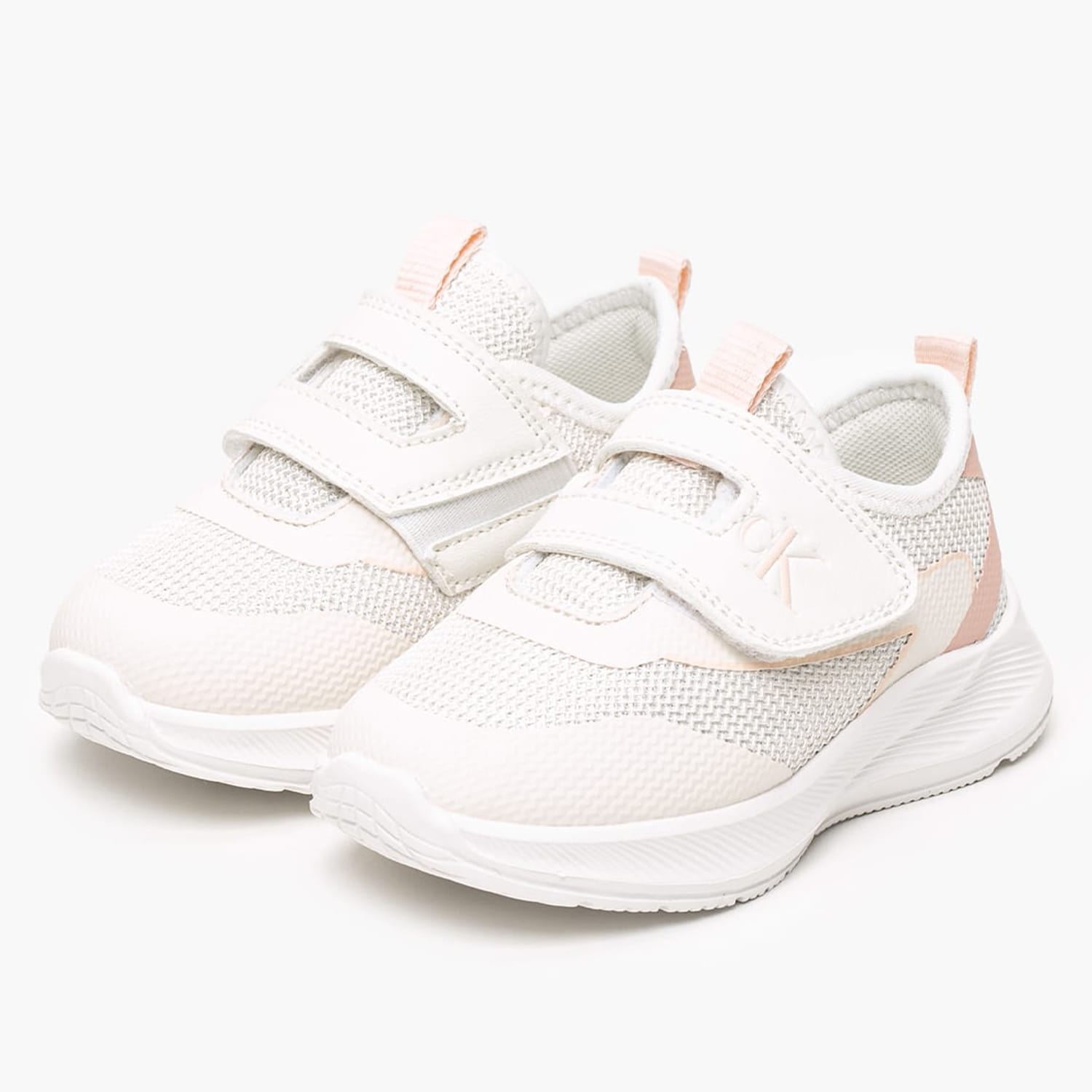 Παιδικά Παπούτσια Casual Cro.Sneaker Άσπρο ECOleather-Ύφασμα Calvin Klein Παιδικά Παπούτσια Casual Cro.Sneaker Άσπρο ECOleather-Ύφασμα Calvin Klein