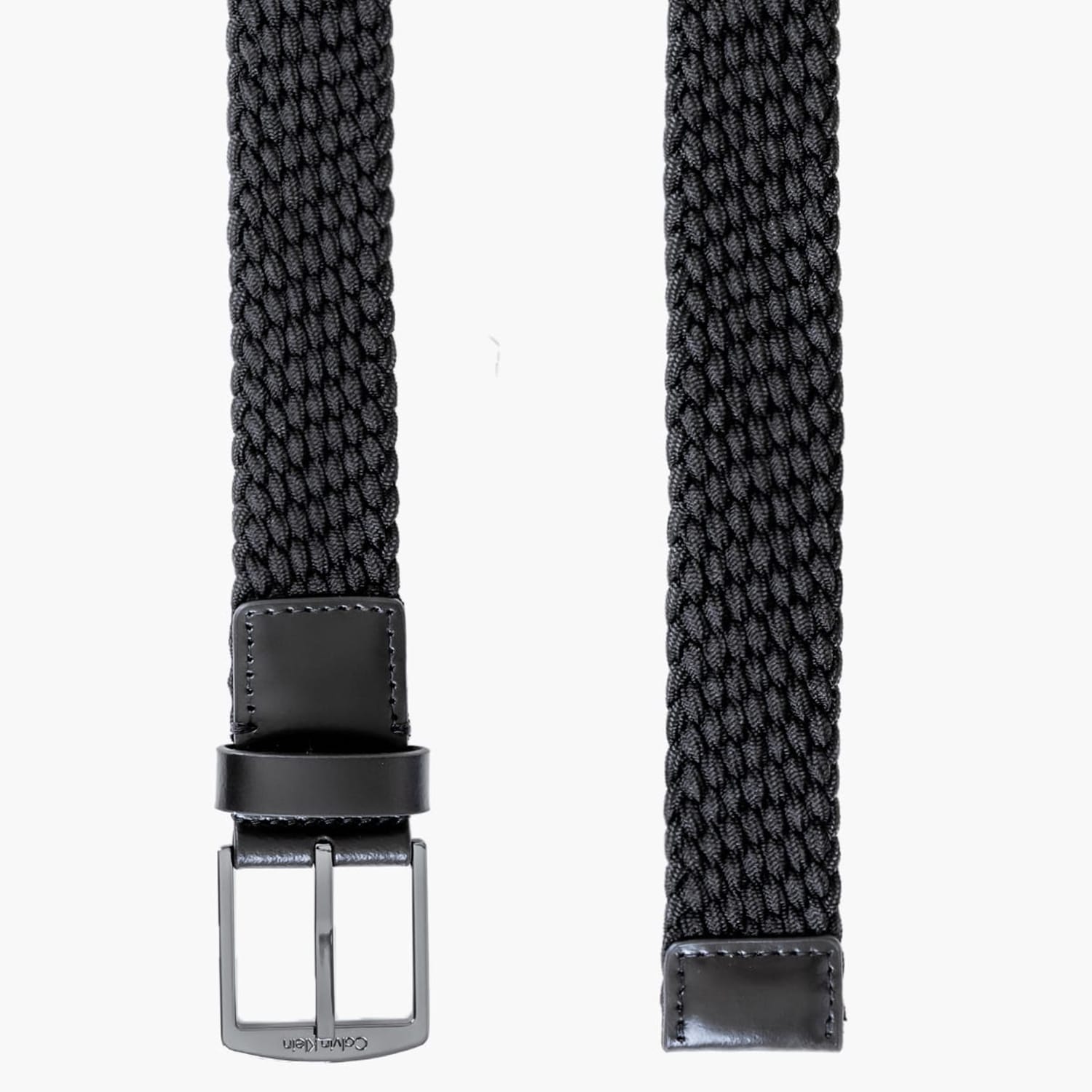 Ανδρικές Ζώνες Elastic.Casual Μαύρο Ύφασμα Calvin Klein