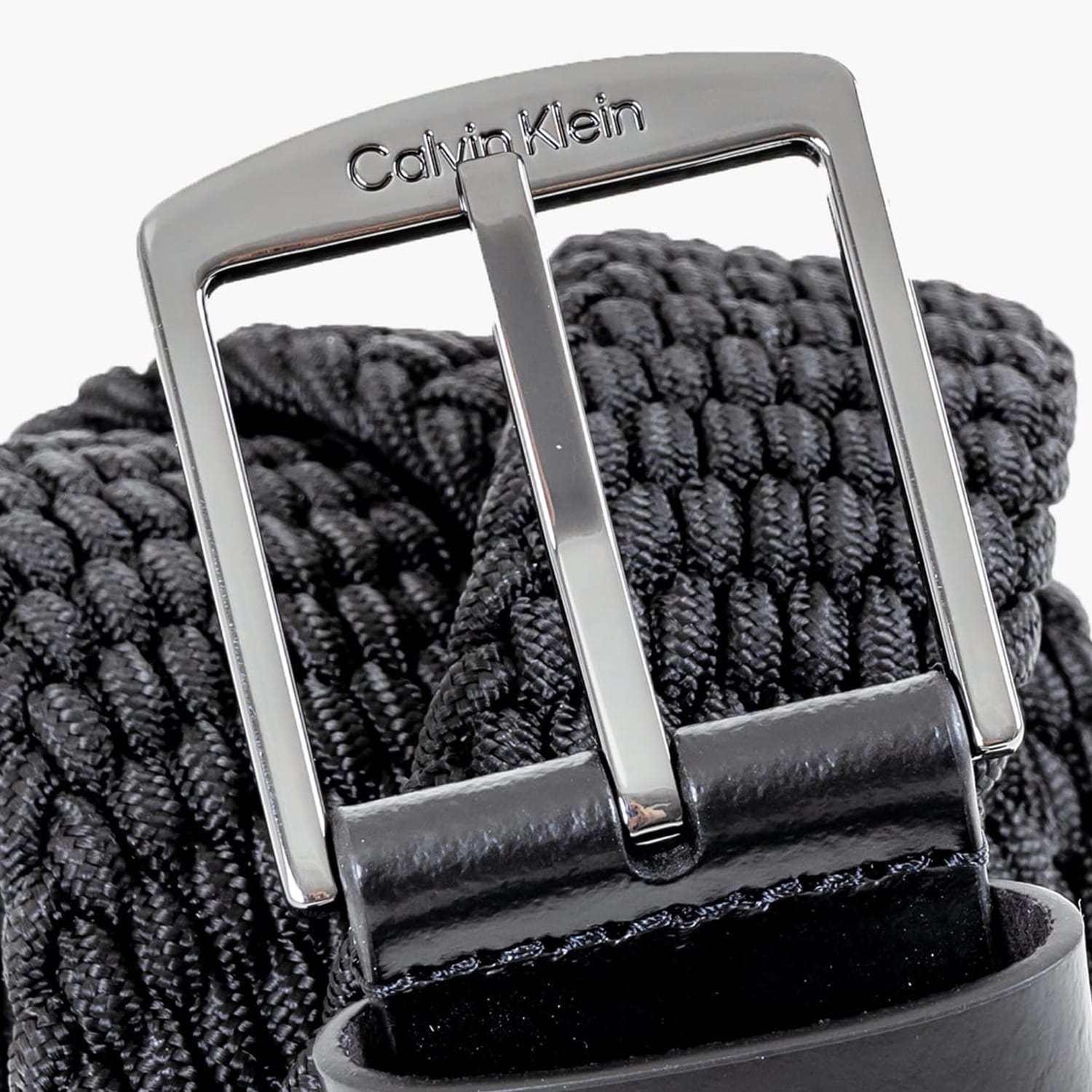Men Belts Elastic.Casual Black Fabric Calvin Klein Men Belts Elastic.Casual Black Fabric Calvin Klein