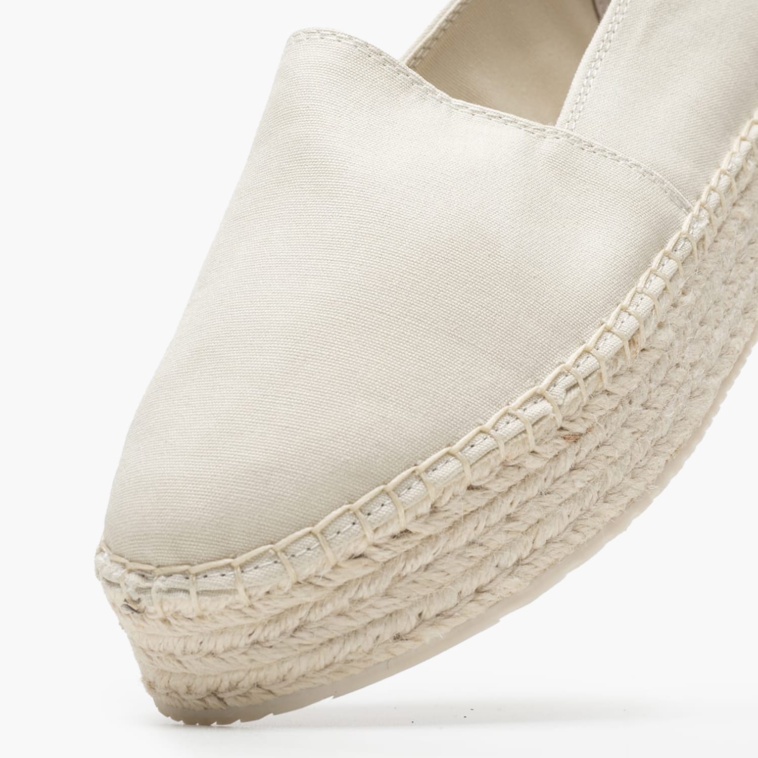 Γυναικείες Εσπαντρίγιες Espa.Flatform Μπεζ Ύφασμα Calvin Klein